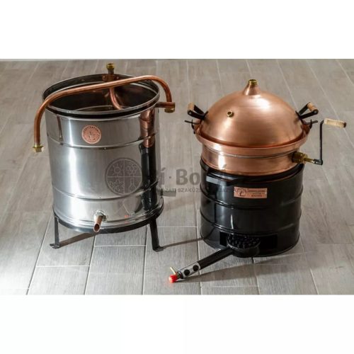 Pálinka distiller Destilatori 35 L, with Hobby mixer - gas