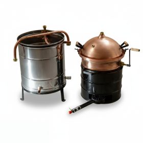   Pálinkafőző Destilatori 35 L, Hobby keverővel - fa Ingyenes Kiszállítással