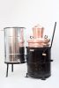 Pálinka distiller Destilatori 100 L, with tilting mixer