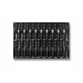 Palacktároló RIMAPLAST CAVA 38 db burgundi+habzó+pezsgős