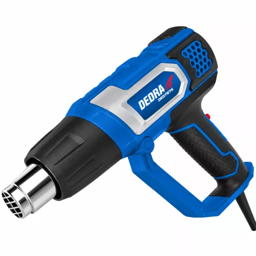Dedra elektrische Heißluftpistole 2000W 4 Düsen LCD-Display /DED7978/