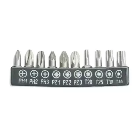 Dedra Schraubendreher-Bit-Satz 10-teilig 25mm (18A07S10)