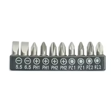 Dedra Schraubendreher-Bit-Satz 10-teilig 25mm (18A07S11)
