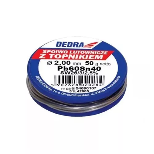 Sarma de lipit Dedra cu flux 2.0mm 50g (31L42005)