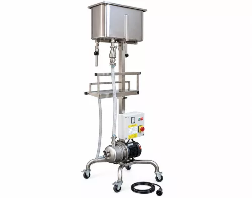 Filling machine SPAGNI 2-head half. bottle filler, with pump /RI 2 MEA/