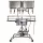 Filling machine SPAGNI 6-head half. With 20 frame filter machine, pump /RI 6 M 20 C/