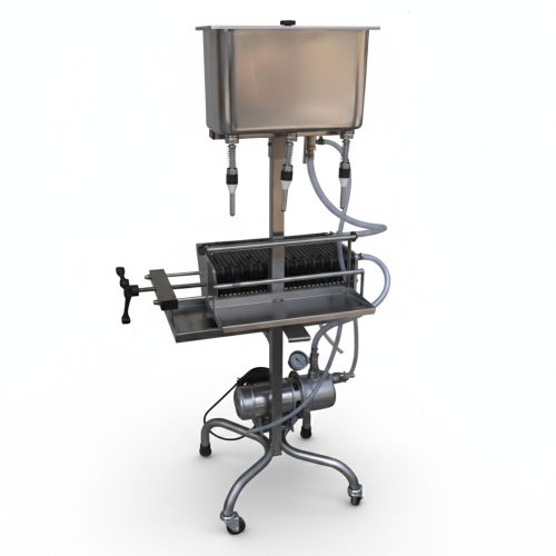 Filling machine SPAGNI 6-head half. With 20 frame filter machine, pump /RI 6 M 20 C/