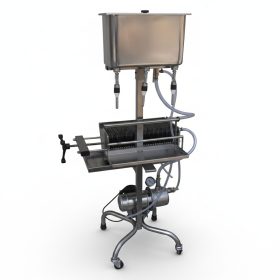   Filling machine SPAGNI 4-head half. With 20 frame filter machine, pump /RI 4 M 20 C/