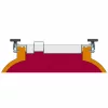 Capac plat INOX pentru THAP Amphora 230 L