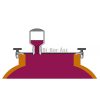 INOX lapos fedél THAP Amfóra 500 L-hez