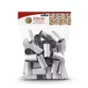Pilverkupak 30*60 mm VINSTAR menet Ezüst (50 db)