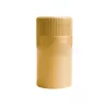 Pilzkappe 30*60mm Kunststoff gold LIGHT (50 Stück)