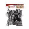 Pilverkupak 30*60mm Műanyag ezüst FÉNYES (50 db)