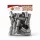 Pilzkappe 30*60mm Kunststoff silber LIGHT (50 Stück)