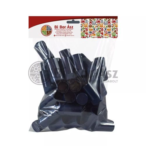 Pilverkupak 30*60mm Műanyag kék sötét (50 db)