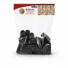 Pilverkupak 30*60 mm VINSTAR menet Fekete (25 db)
