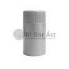 Pilverkupak 30*60mm Műanyag ezüst FÉNYES (25 db)