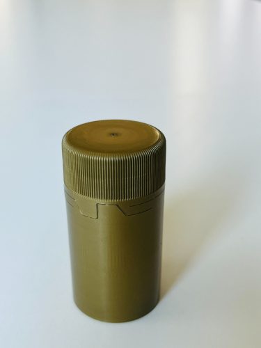 Pilverkupak 30*60mm Műanyag arany FÉNYES (1000 db)
