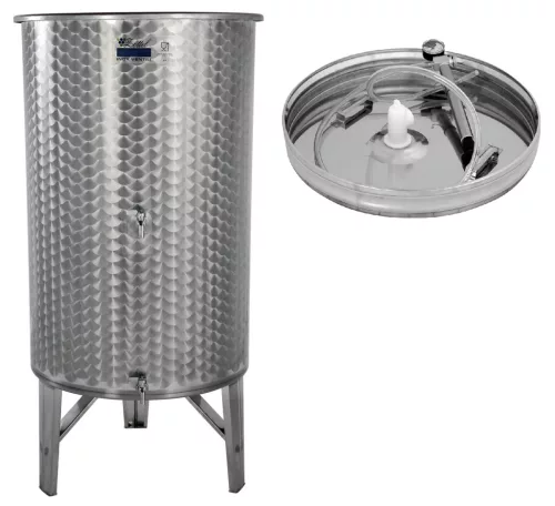 Rezervor Zottel (1.2) cu set de capac plutitor pentru furtun din silicon 300 litri, 2 robinete