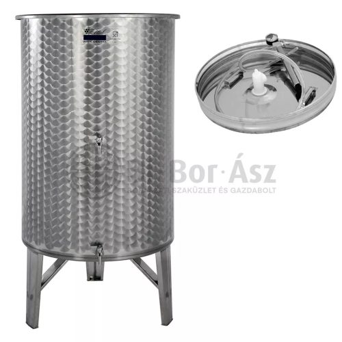 Tartály Zottel (1.2) szilikontömlős úszófedél szettel 500 liter, 2 csap