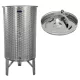 Tartály Zottel (1.2) szilikontömlős úszófedél szettel 600 liter, 2 csap