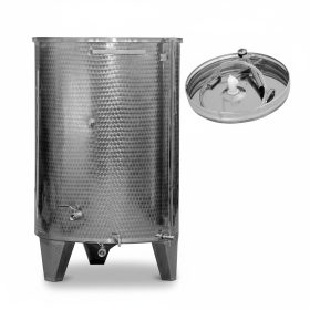   Tartály Zottel (1.4) szilikontömlős úszófedél szettel 2600 liter, 4 csap