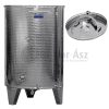 Tartály Zottel (1.4) szilikontömlős úszófedél szettel 3300 liter, 4 csap