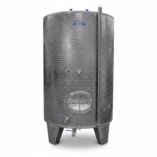 Tartály Zottel (4.2) zárt 1100 liter felső és oldalsó búvónyílással