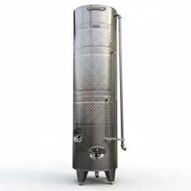   Tartály Zottel (5.3) zárt 8000 liter, három hűtőpalásttal, felső és oldalsó búvónyílással