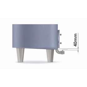   Tartály Zottel (6.1) erjesztő, úszófedeles 500 liter, hűtőpalást nélkül