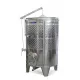 Tartály Zottel (6.3) erjesztő, úszófedeles 2600 liter, kettő hűtőpalásttal