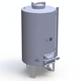   Tartály Zottel (7.1) erjesztő, zárt 300 liter, hűtőpalást nélkül