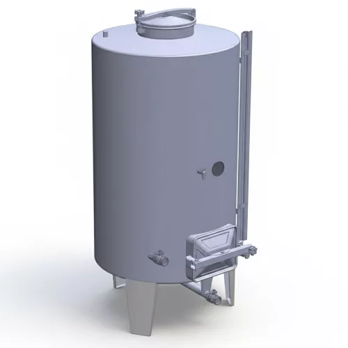 Fermentator Tank Zottel (7.1), inchis 800 litri, fara manta de racire