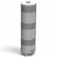 Tartály Zottel (7.4) erjesztő, zárt 6400 liter, három hűtőpalásttal
