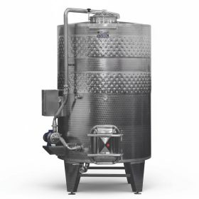   Fermentator rezervor Zottel (8.1), inchis 2000 litri, cu sistem de rotatie automata, manta de racire