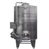 Tartály Zottel (8.1) erjesztő, zárt 2600 liter, automata forgató rendszerrel, hűtőpalásttal
