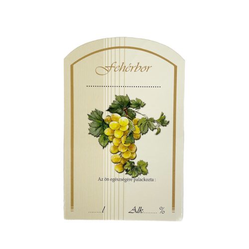 Eticheta vin vin alb 10 buc