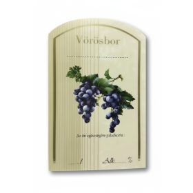 Etichetă vin vin roșu 10 buc