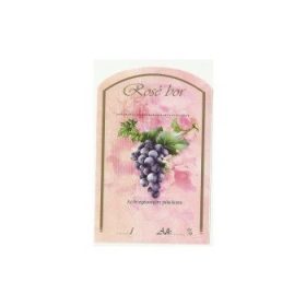 Etichetă vin rosé 10 buc