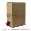 Kartondoboz Bag-in-box 3 literes natúr barna