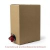 Kartondoboz Bag-in-box 3 literes natúr barna