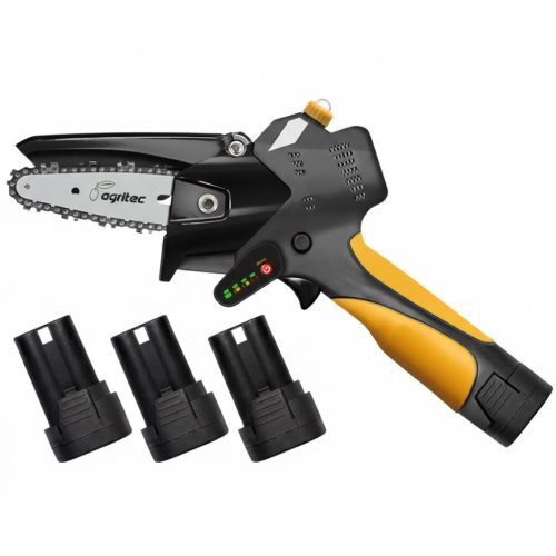 Ferăstrău electric FLORA PCP, cu 3 baterii