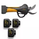 Pruning shears electric FLORA PC 38, with 3 batteries