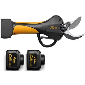 Foarfece electric FLORA PC 38, cu 2 baterii