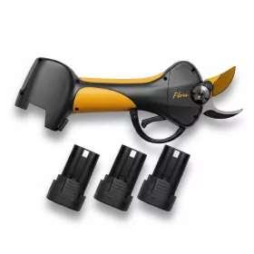 Pruning shears electric FLORA PC 32, with 3 batteries
