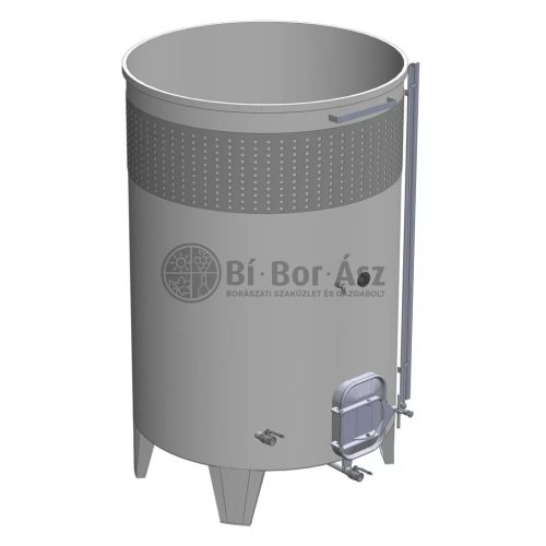 Tartály Zottel (6.2) erjesztő, úszófedeles 2000 liter, egy hűtőpalásttal