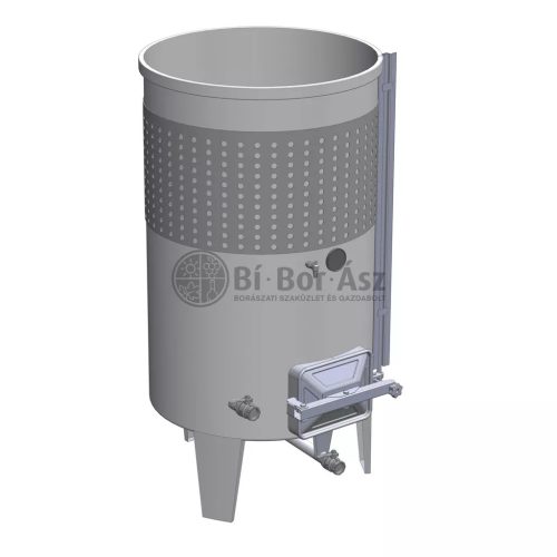 Tartály Zottel (6.2) erjesztő, úszófedeles 800 liter, egy hűtőpalásttal
