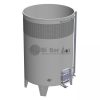 Tank Zottel (6.2) fermenter, floating lid 2600 liters, with a cooling jacket