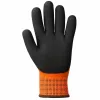 Mănuși Eurowinter iarnă portocalie, palmă din latex (mărimea 10)