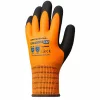 Mănuși Eurowinter iarnă portocalie, palmă din latex (mărimea 11)